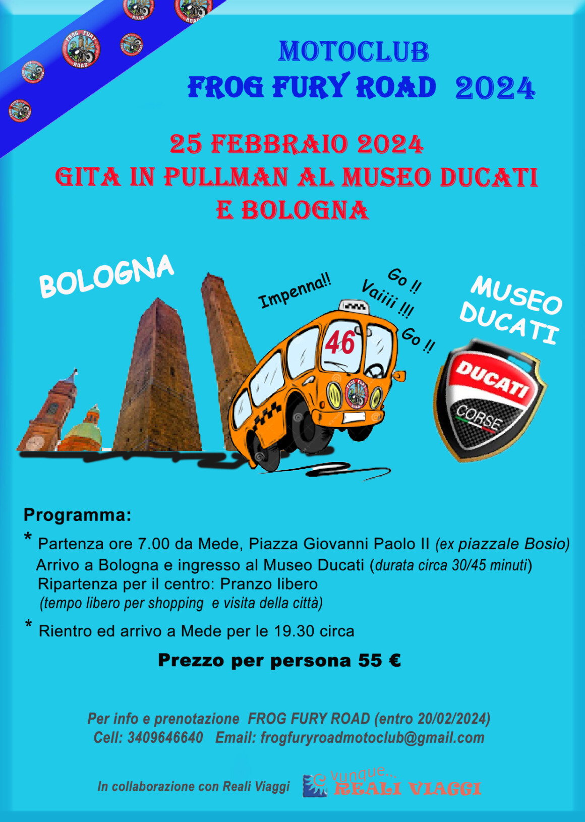 Gita in pulman al museo Ducati e Bologna